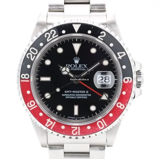 Inexpensive Replica Rolex Gmt-master II 16710 Caliber 3185 Automatic Movement 40mm Steel Case Mens/unisex Watch - Image 2