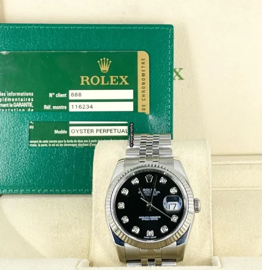 Epic Replica Rolex Datejust 116234 Caliber 3135 Automatic Movement 36mm Steel Case Mens/unisex Watch - Image 2