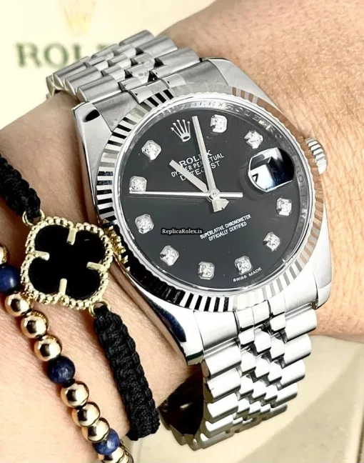 Epic Replica Rolex Datejust 116234 Caliber 3135 Automatic Movement 36mm Steel Case Mens/unisex Watch - Image 3
