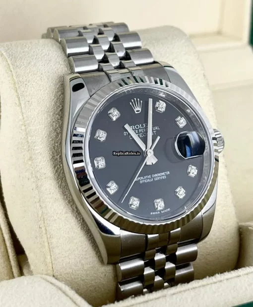 Epic Replica Rolex Datejust 116234 Caliber 3135 Automatic Movement 36mm Steel Case Mens/unisex Watch - Image 5