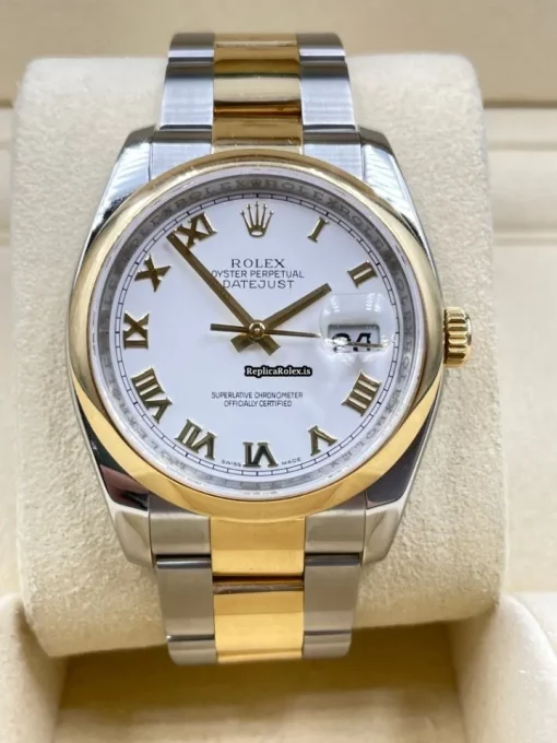 Remarkable Replica Rolex Datejust 116203 Caliber 3135 Automatic Movement 36mm Gold/steel Case Mens/unisex Watch