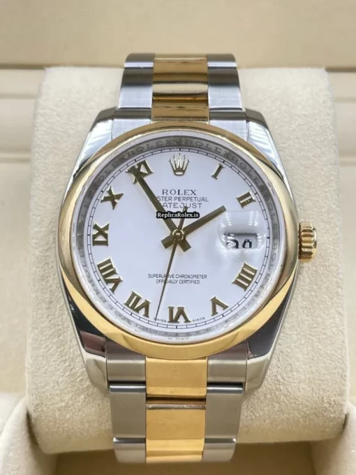 Remarkable Replica Rolex Datejust 116203 Caliber 3135 Automatic Movement 36mm Gold/steel Case Mens/unisex Watch - Image 10