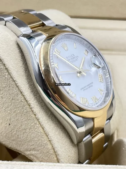 Remarkable Replica Rolex Datejust 116203 Caliber 3135 Automatic Movement 36mm Gold/steel Case Mens/unisex Watch - Image 2