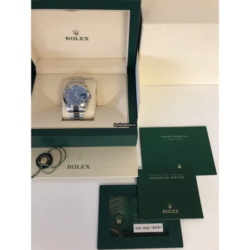 Stylish Replica Rolex Datejust II 126300-0017 Automatic Movement 41mm Steel Case Mens/unisex Watch - Image 9