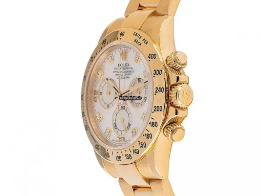 Stylish Fake Rolex Daytona 116528 Caliber 4130 Automatic Movement 40mm Yellow Gold Case Mens/unisex Watch - Image 2