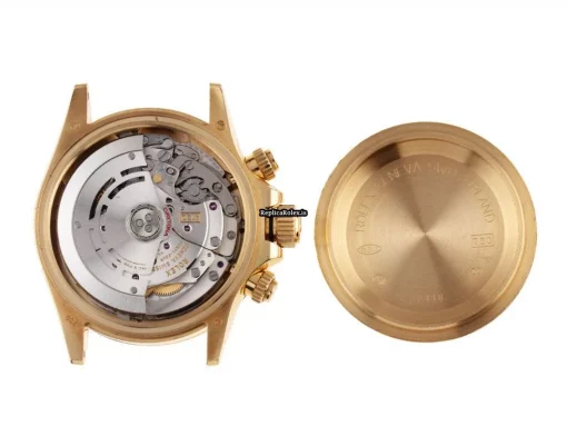 Stylish Fake Rolex Daytona 116528 Caliber 4130 Automatic Movement 40mm Yellow Gold Case Mens/unisex Watch - Image 6