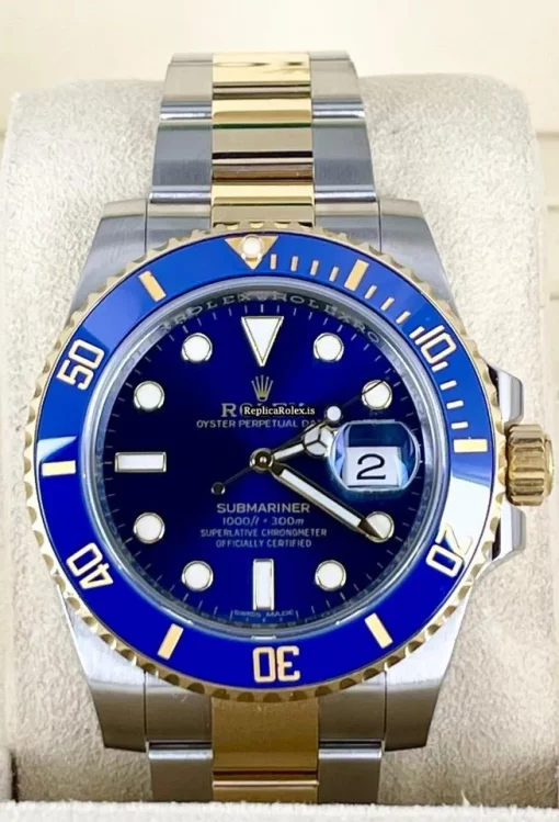 Epic Replica Rolex Submariner Date 116613lb Caliber 3135 Automatic Movement 40mm Gold/steel Case Mens/unisex Watch - Image 2