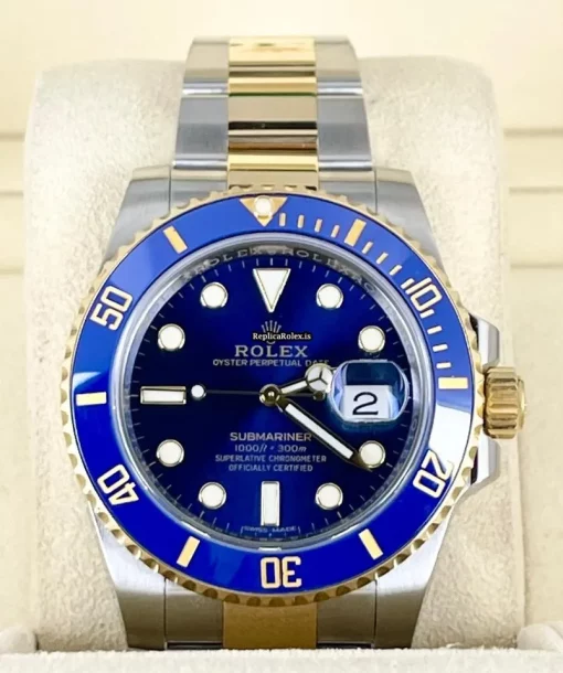 Epic Replica Rolex Submariner Date 116613lb Caliber 3135 Automatic Movement 40mm Gold/steel Case Mens/unisex Watch - Image 3
