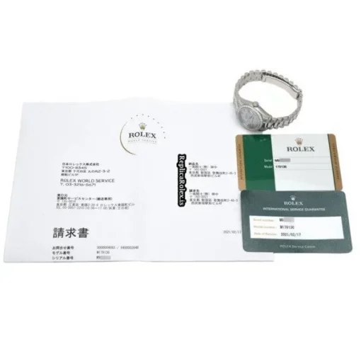 Ideal Replica Rolex Lady-datejust 179136g Automatic Movement 26mm Platinum Case Womens Watch - Image 5