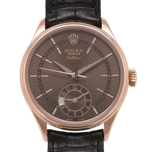 Fabulous Replica Rolex Cellini Dual Time 50525 Automatic Movement 38mm Mens/unisex Watch