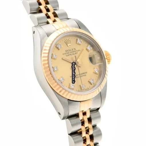 Remarkable Fake Rolex Lady-datejust 69173g Automatic Movement 26mm Steel Case Womens Watch - Image 3