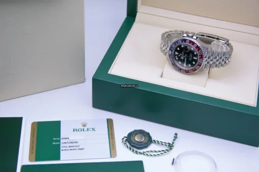 Design Replica Rolex Gmt-master II 126710blro Caliber 3285 Automatic Movement 40mm Steel Case Mens/unisex Watch - Image 9