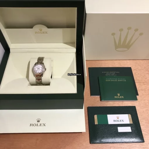 Amazing Copy Rolex Lady-datejust Pearlmaster 80319-0077 Automatic Movement 29mm White Gold Case Womens Watch - Image 9