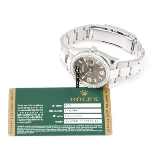 Fantastic Copy Rolex Datejust 116244 Automatic Movement 36mm Steel Case Watch - Image 5