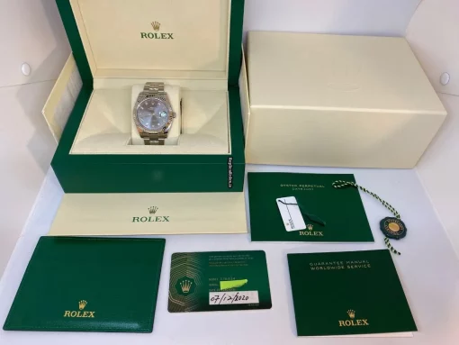 Top Replica Rolex Datejust 126334 Caliber 3235 Automatic Movement 41mm Steel Case Mens/unisex Watch - Image 6