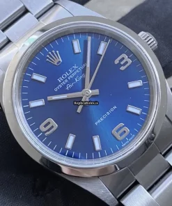 Nice Fake Rolex Air King Precision 14000m Caliber 3130 Automatic Movement 34mm Steel Case Mens/unisex Watch