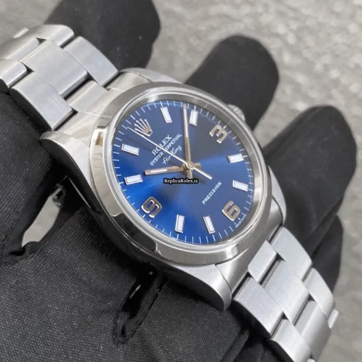 Nice Fake Rolex Air King Precision 14000m Caliber 3130 Automatic Movement 34mm Steel Case Mens/unisex Watch - Image 10