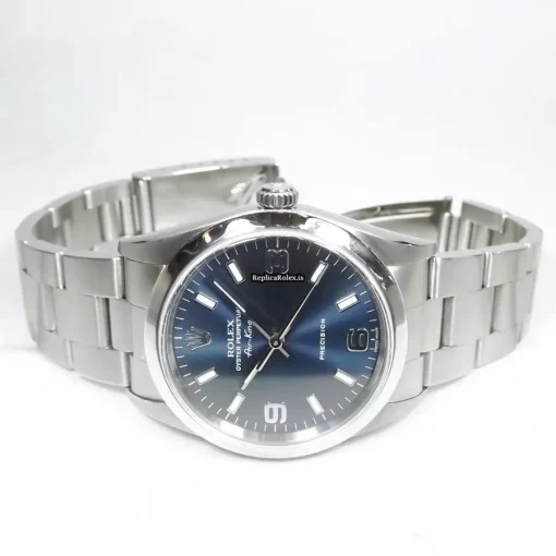 Nice Fake Rolex Air King Precision 14000m Caliber 3130 Automatic Movement 34mm Steel Case Mens/unisex Watch - Image 5