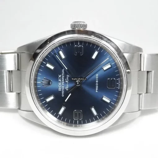 Nice Fake Rolex Air King Precision 14000m Caliber 3130 Automatic Movement 34mm Steel Case Mens/unisex Watch - Image 6