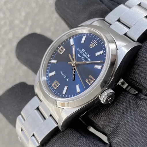 Nice Fake Rolex Air King Precision 14000m Caliber 3130 Automatic Movement 34mm Steel Case Mens/unisex Watch - Image 9