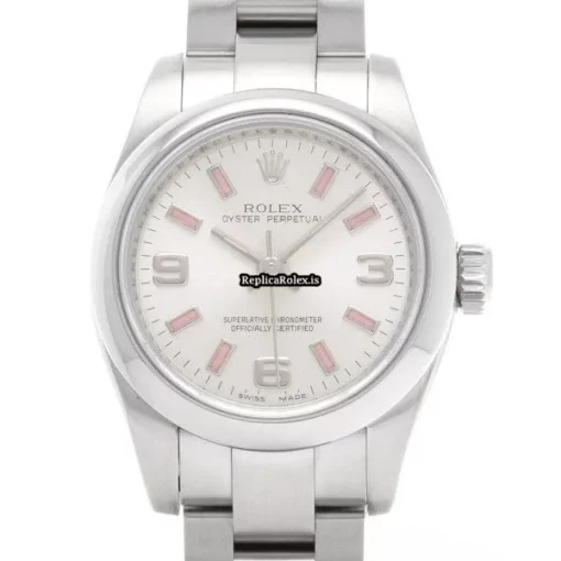 Awesome Replica Rolex Oyster Perpetual 26 176200 Caliber 2231 Automatic Movement 26mm Steel Case Womens Watch - Image 6