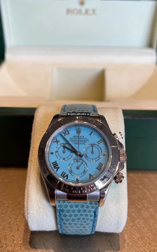 Luxury Replica Rolex Daytona 116519 Caliber 4130 Automatic Movement 40mm White Gold Case Mens/unisex Watch