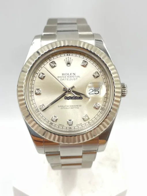 Unique Replica Rolex Datejust II 116334 Caliber 3136 Automatic Movement 41mm Steel Case Mens/unisex Watch - Image 2