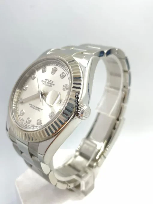 Unique Replica Rolex Datejust II 116334 Caliber 3136 Automatic Movement 41mm Steel Case Mens/unisex Watch - Image 4