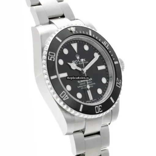 Awesome Replica Rolex Submariner 114060 Caliber 3130 Automatic Movement 40mm Steel Case Watch - Image 3