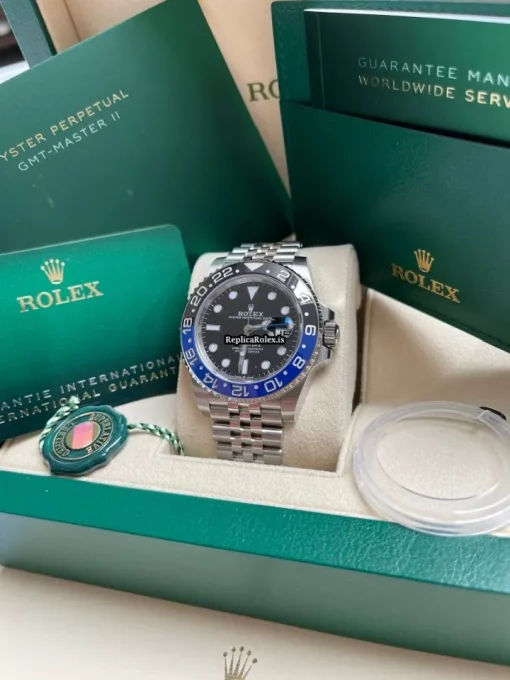 High-end Fake Rolex Gmt-master II 126710blnr-0002 Caliber 3285 Automatic Movement 40mm Steel Case Mens/unisex Watch - Image 8
