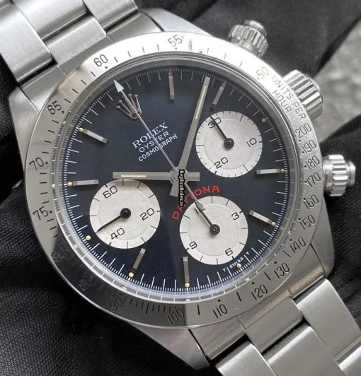 High-end Replica Rolex Daytona 6265 Caliber 727 Manual Winding Movement 37mm Steel Case Mens/unisex Watch