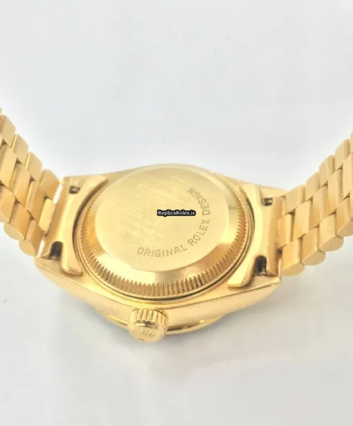 Well Made Replica Rolex Lady-datejust 69138 Caliber 2135 Automatic Movement 26mm Yellow Gold Case Womens Watch - Image 9