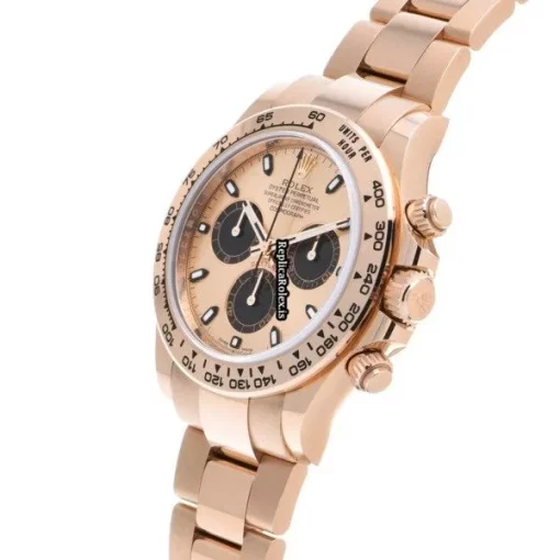 Fantastic Fake Rolex Daytona 116505 Caliber 4130 Automatic Movement 40mm Rose Gold Case Watch - Image 2