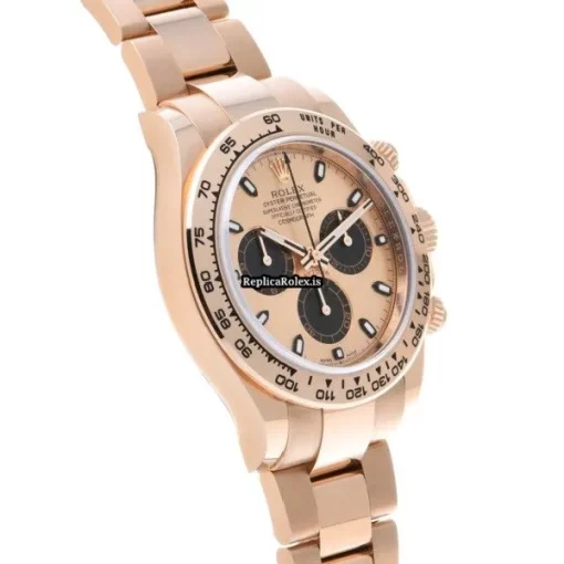 Fantastic Fake Rolex Daytona 116505 Caliber 4130 Automatic Movement 40mm Rose Gold Case Watch - Image 3