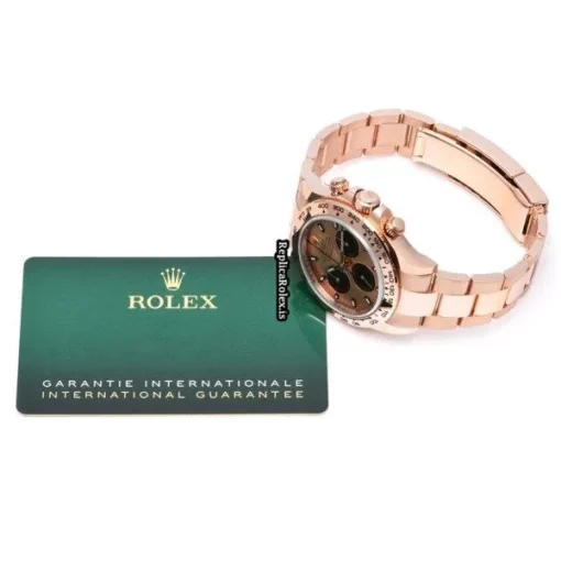 Fantastic Fake Rolex Daytona 116505 Caliber 4130 Automatic Movement 40mm Rose Gold Case Watch - Image 5