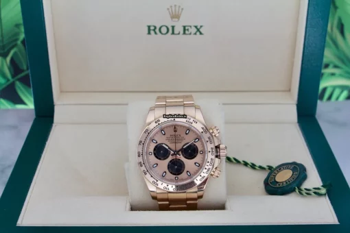 Fantastic Replica Rolex Daytona 116505 Caliber 4130 Automatic Movement 40mm Rose Gold Case Mens/unisex Watch