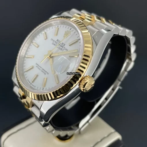 Luxury Fake Rolex Datejust 126233 Caliber 3235 Automatic Movement 36mm Gold/steel Case Mens/unisex Watch - Image 5