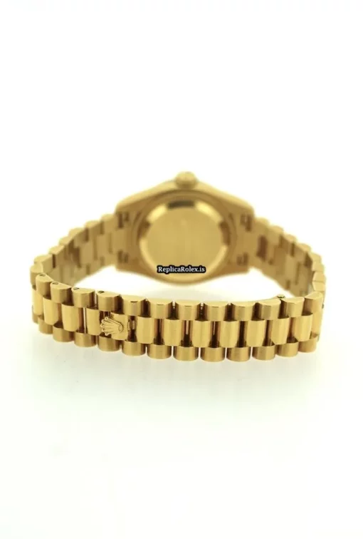 1:1 Fake Rolex Lady-datejust 179158 Automatic Movement 26mm Yellow Gold Case Womens Watch - Image 6