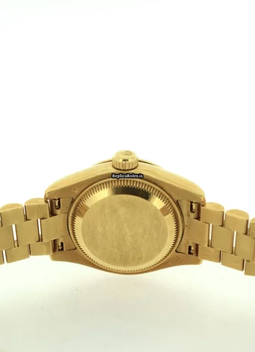 1:1 Fake Rolex Lady-datejust 179158 Automatic Movement 26mm Yellow Gold Case Womens Watch - Image 7