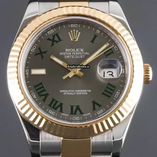 Exquisite Replica Rolex Datejust II 116333 Caliber 3136 Automatic Movement 41mm Gold/steel Case Mens/unisex Watch