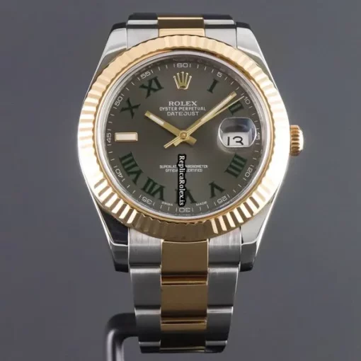 Exquisite Replica Rolex Datejust II 116333 Caliber 3136 Automatic Movement 41mm Gold/steel Case Mens/unisex Watch - Image 2