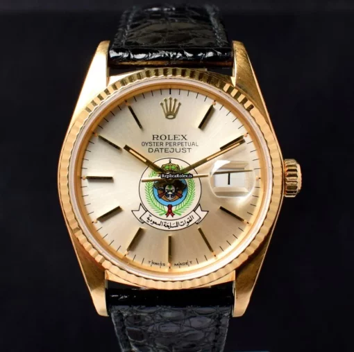 Great Replica Rolex Datejust 16018 Automatic Movement Yellow Gold Case Mens/unisex Watch - Image 3