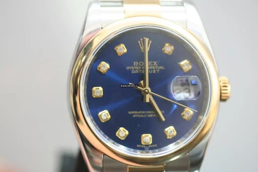 Attractive Replica Rolex Datejust 116203 Caliber 3135 Automatic Movement 36mm Gold/steel Case Mens/unisex Watch - Image 5