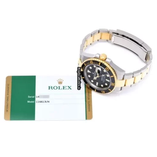 Pleasing Fake Rolex Submariner Date 116613ln Caliber 3135 Automatic Movement 40mm Steel Case Watch - Image 5