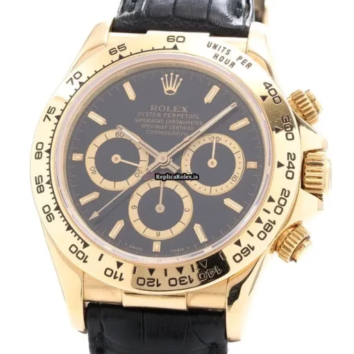 Fantastic Copy Rolex Daytona 16518 Caliber 4030 Automatic Movement 40mm Yellow Gold Case Mens/unisex Watch