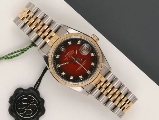 Epic Replica Rolex Datejust 16233 Automatic Movement 36mm Gold/steel Case Watch