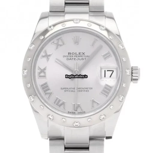 Great Copy Rolex Lady-datejust 178344 Automatic Movement 31mm Steel Case Watch - Image 6