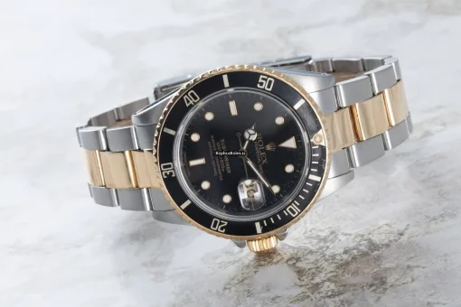 Design Replica Rolex Submariner Date 16803 Caliber 3035 Automatic Movement 40mm Gold/steel Case Mens/unisex Watch - Image 3