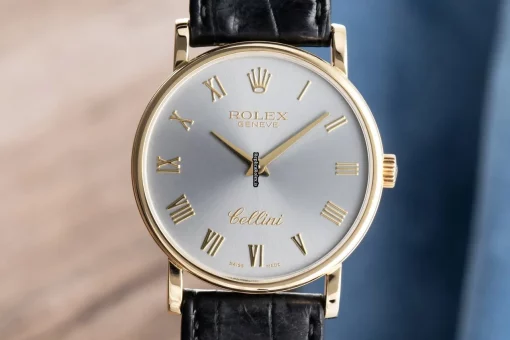 Wonderful Replica Rolex Cellini 5115 Caliber 1602 Manual Winding Movement 32mm Yellow Gold Case Mens/unisex Watch