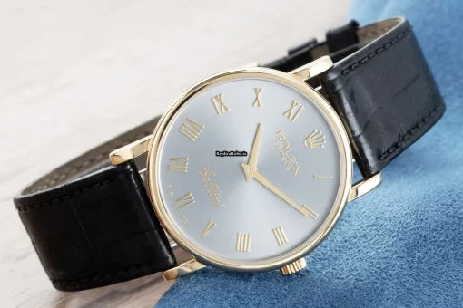 Wonderful Replica Rolex Cellini 5115 Caliber 1602 Manual Winding Movement 32mm Yellow Gold Case Mens/unisex Watch - Image 3
